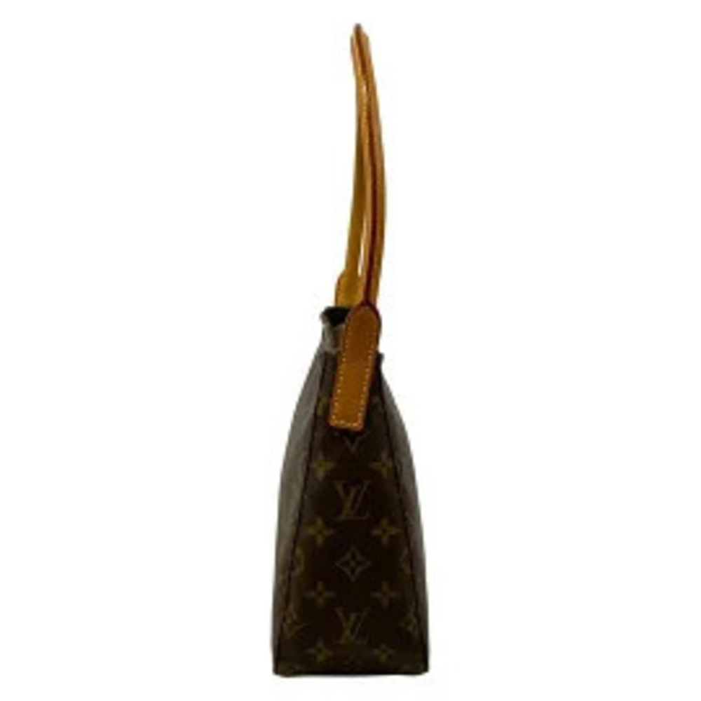 Louis Vuitton Monogram Looping Bag Shoulder Brown